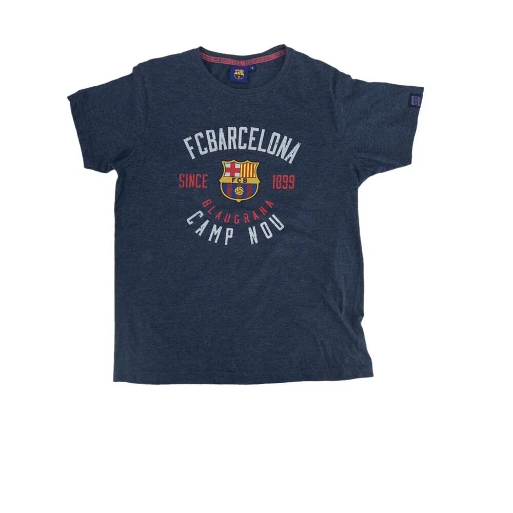 ⚽ FC Barcelona Graphic Tee Shirt Camp Nou Since 1899 Navy S ⚽ - Picture 4 of 6